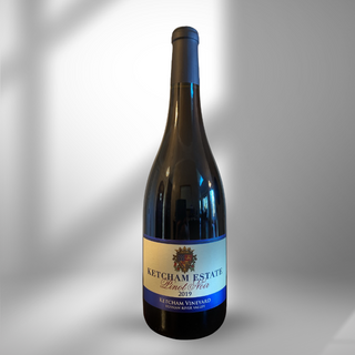 2019 Pinot Noir Ketcham Vineyard Russian River Valley red wine bottle