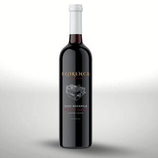 2020 Rockpile PETITE SIRAH Florence vineyard 2021  red wine bottle Sonoma County