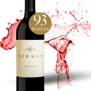 red wine bottle 2020 Sierra Foothills Estate ZINFANDEL