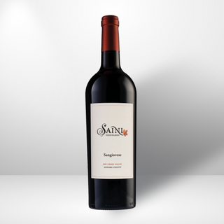 Saini vineyard wine bottle Sonoma  California