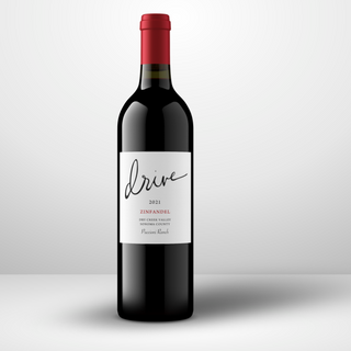 red wine bottle 2021 Zinfandel Dry Creek Valley Sonoma County