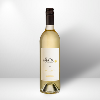 white wine bottle Saini vineyard wine bottle Sonoma  California