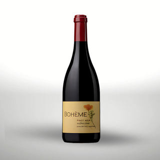 Red wine bottle Sonoma Coast Boheme