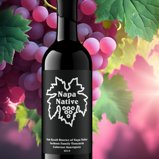 Estate Cabernet SauvignoN, NAPA red wine bottle
