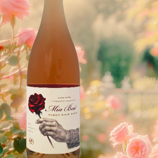 Pinot Noir Rosé, Mendocino County, Mia Bea 2023, Rose garden wine bottle
