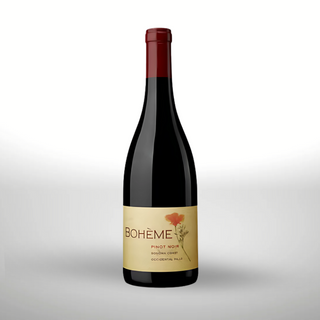 Red wine bottle Sonoma Coast Boheme