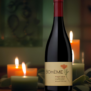 Red wine bottle Sonoma Coast Boheme