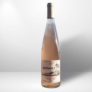 rose  wine bottle Seawolf vineyard California Mendocino County